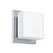 Besa Lighting Alex Mini Sconce, Opal Matte, Chrome Finish, 1x5W LED 1WS-773507-LED-CR - alternate 1